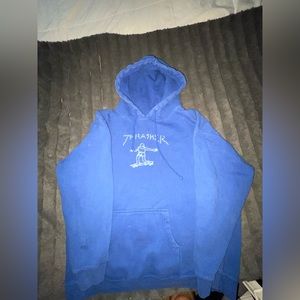 Blue XL thrasher hoodie